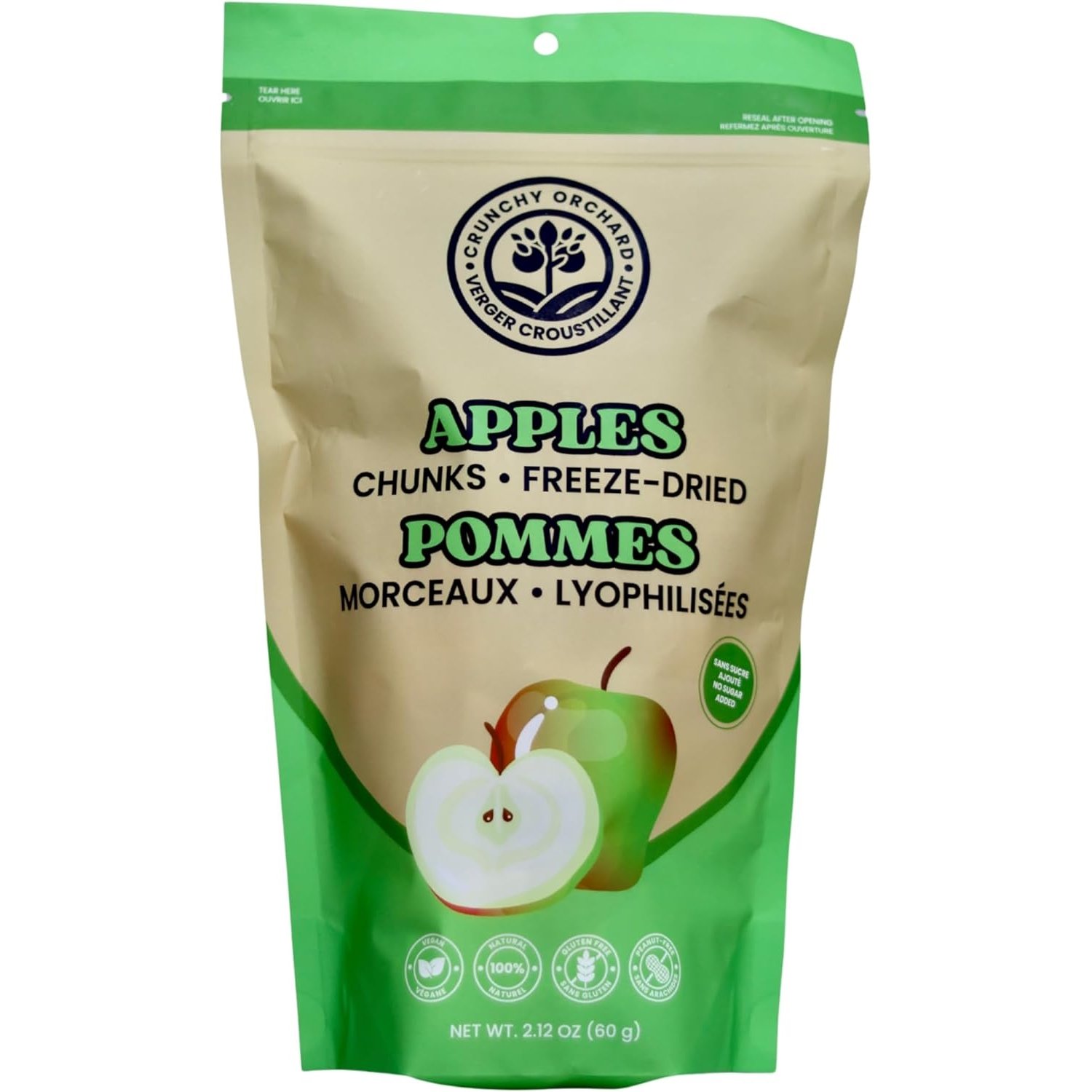 Freeze-Dried Apple Pieces