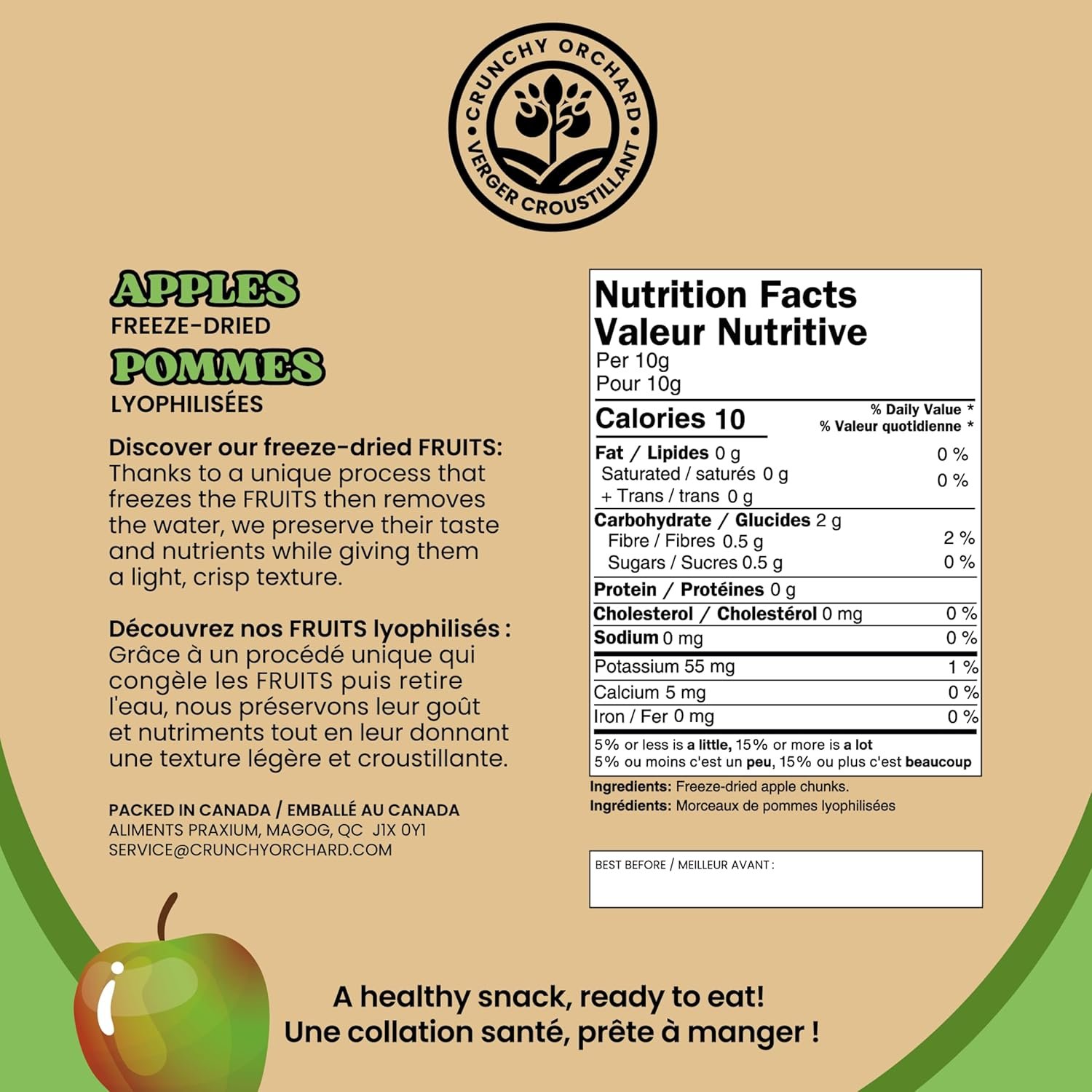 Freeze-Dried Apple Pieces - Image 2